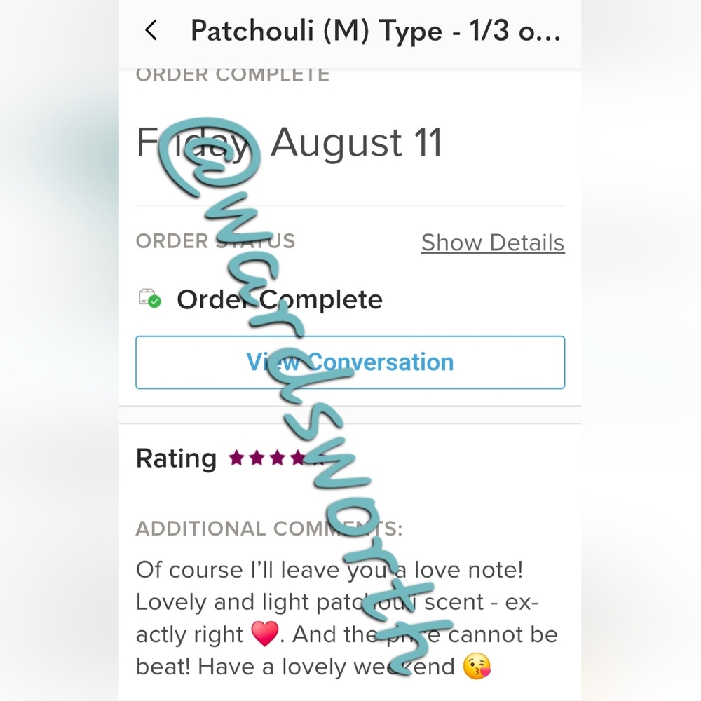 Patchouli (M) Type - 1/3 oz. Scented Body Oil (3pk) - Picture 3 of 12